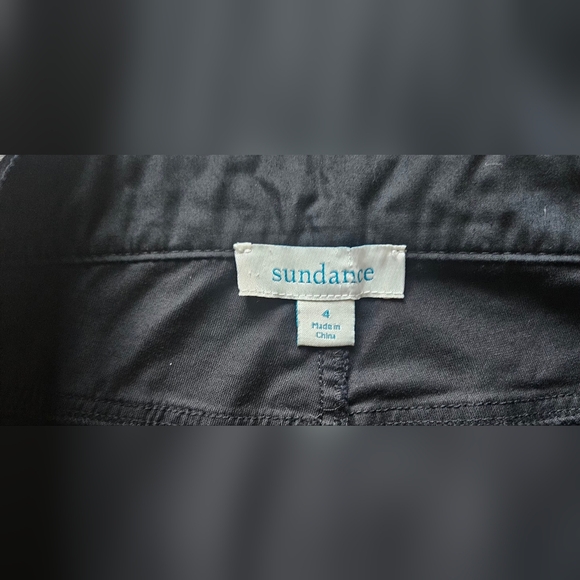 🩷🩵Sundance Black Embroidered Paisley Skinny Nightfall Velveteen Pant Size 4💜 - Picture 4 of 10